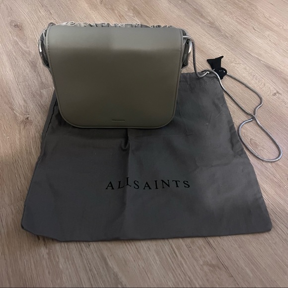 NEW Allsaints Gray Crossbody - Picture 6 of 6
